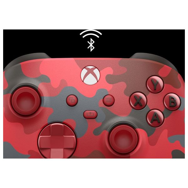 Microsoft - XBOX Wireless Controller Daystrike Camo - For Xbox Series X|S & Xbox One - Red