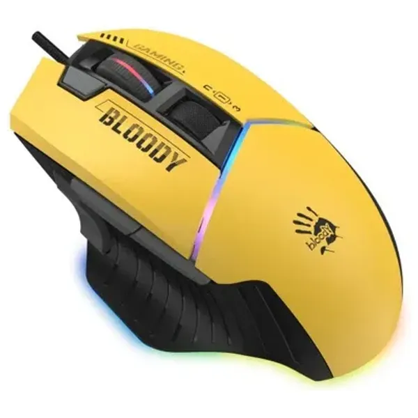  Bloody W95 Gaming Mouse - Wired - RGB Lighting - Yellow 