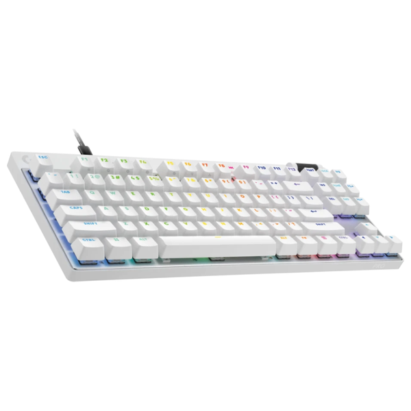 Logitech G PRO X TKL - Gaming Keyboard - RGB per-key customizable lighting - Built for competitive and professional gaming - White