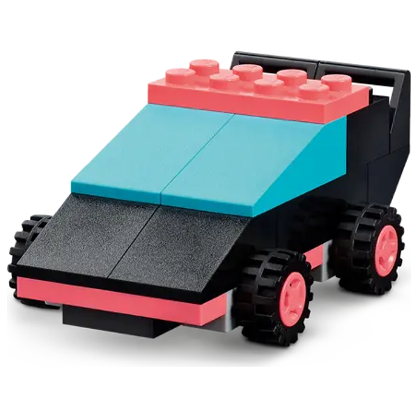 LEGO 11027 Classic Creative Neon Fun - 333 neon pieces in various sizes for a visually striking building experience - Encourages creativity, imagination, and playful storytelling