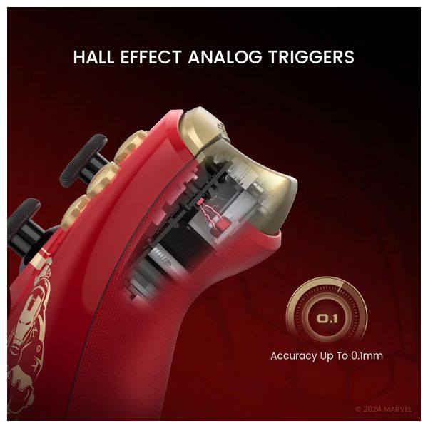 GameSir G7 HE - Wireless Game Controller - For  Xbox Series X | S, Xbox One - Marvel Red