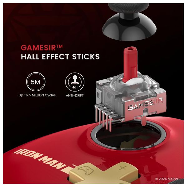 GameSir G7 HE - Wireless Game Controller - For  Xbox Series X | S, Xbox One - Marvel Red