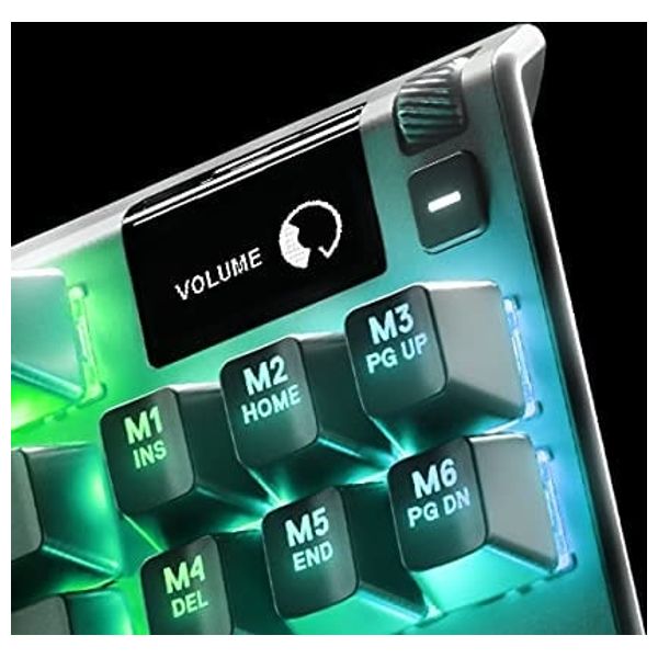  كيبورد العاب ستيل سيريس 7 TKL ميكانيكي - إضاءة ار جي بي قابلة للتخصيص - اسود 