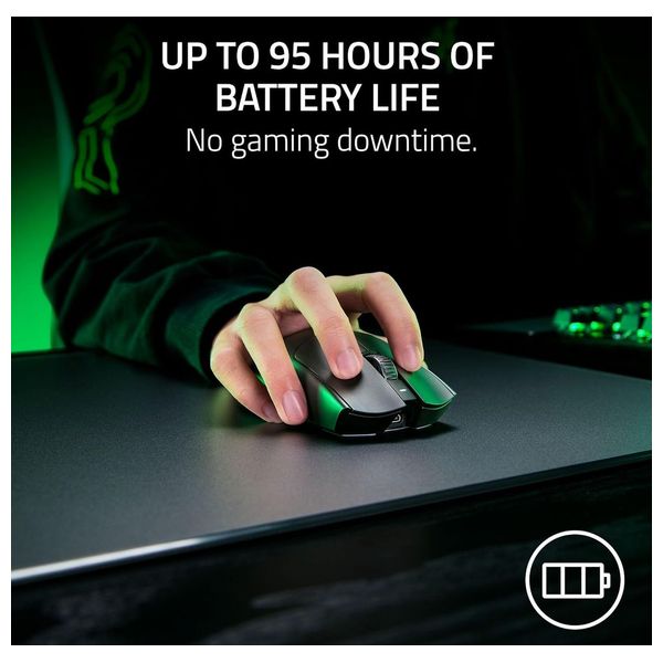 ماوس ألعاب رايزر فايبر V3 برو - لاسلكي - مفاتيح بصرية من الجيل الثالث - اسود