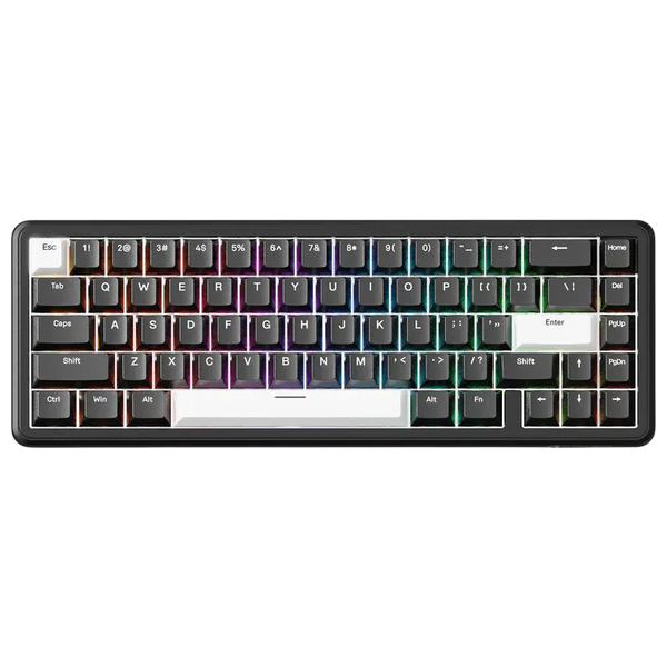  Attack Shark X65 HE Mechanical Keyboard - Hall Effect Switches - Ultra-Fast Response - Black 