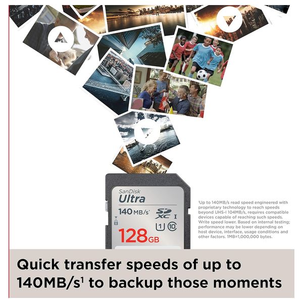  SanDisk Ultra Plus - Memory Card - 128GB 