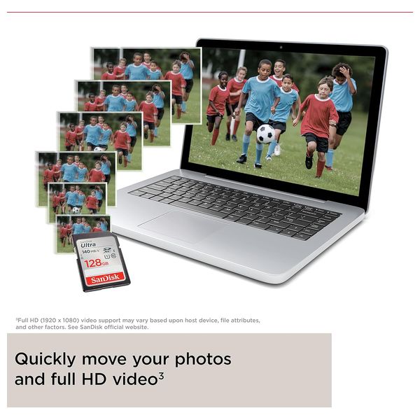  SanDisk Ultra Plus - Memory Card - 128GB 