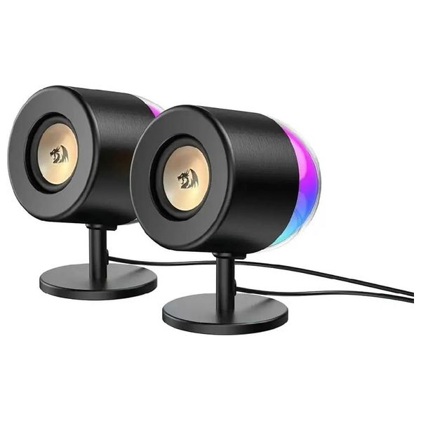 Redragon GS598 Gaming Speakers - 6W Stereo - RGB - Black