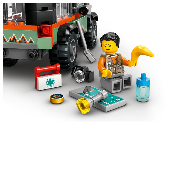 شاحنة جبلية رباعية الدفع للطرق الوعرة ليغو 60447 - 221 قطعة لتجربة بناء ممتعة وجذابة