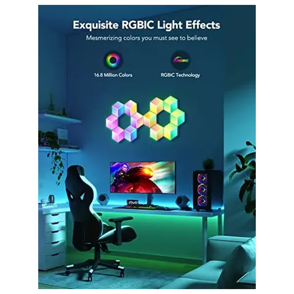 Govee MC01 wall lighting - Smart hexagonal panels - RGB technology