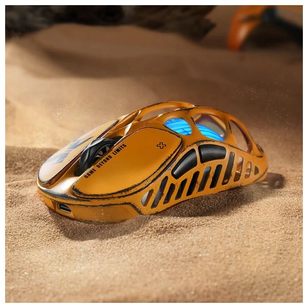 Gravastar Mercury X Gaming Mouse - Magnesium Alloy Body - 32,000 DPI Sensor - 49g Weight - Yellow