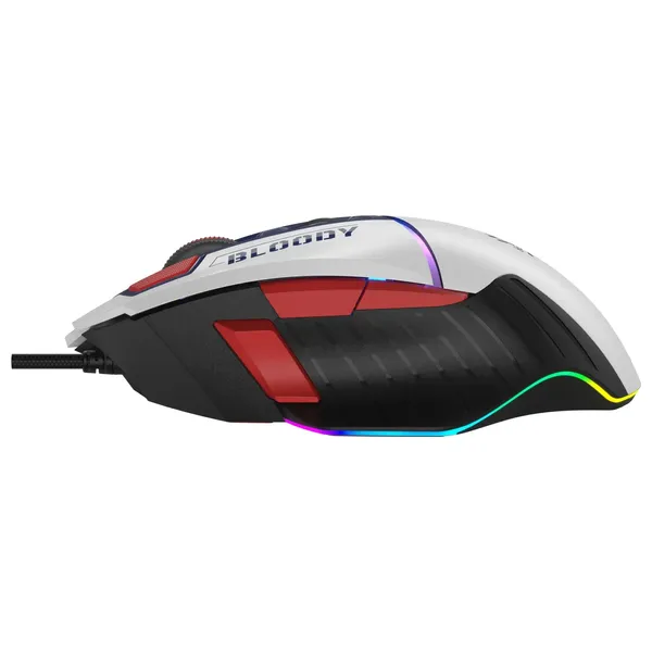  Bloody W95 Gaming Mouse - Wired - RGB Lighting - White 