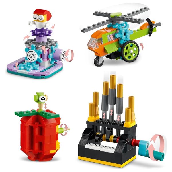 مكعبات ووظائف كلاسيكية ليغو 11019 - تحتوي على 500 قطعة ملونة - مثالية للتعلم المرح والتفاعل الممتع