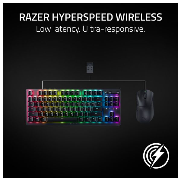  ماوس ألعاب رايزر - لاسلكي - مفاتيح بصرية من الجيل الثالث - اسود 