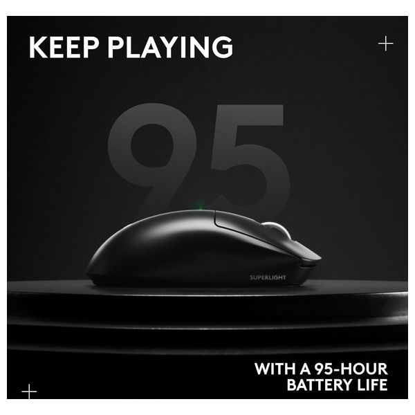 Logitech SuperLite 2 Wireless Gaming Mouse - Black