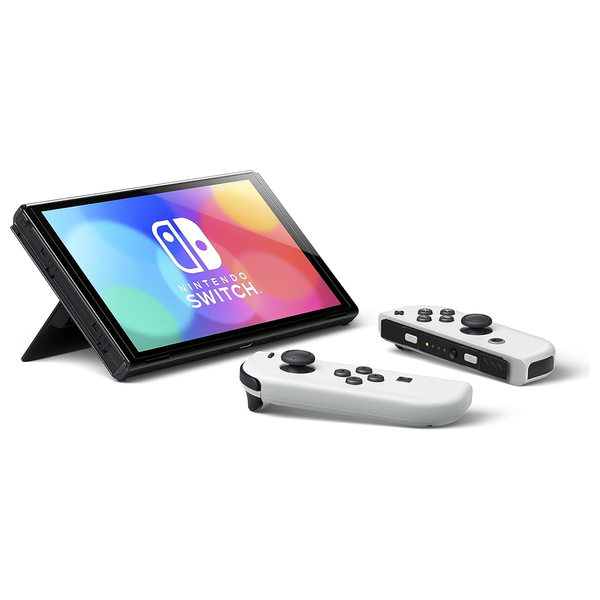 Nintendo Switch - Gaming Device - 7-inch OLED screen - 64 GB - Portable & High-Performance - White