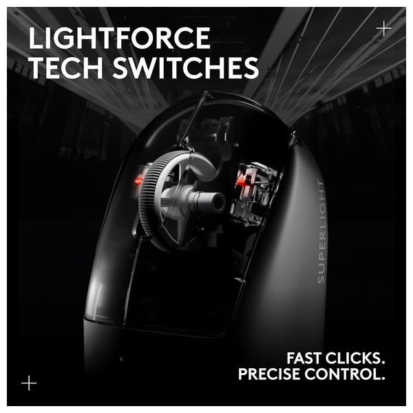 Logitech SuperLite 2 Wireless Gaming Mouse - Black