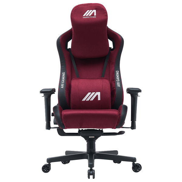 Ari Gaming LUX01 AG Luxury Gaming Chair - Luxurious and Comfortable Design - Reclines up to 180° - Red