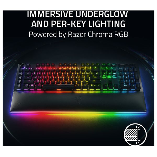 Razer BlackWidow V4 Pro - Wired Gaming Keyboard - RGB - 1.8 m - Black
