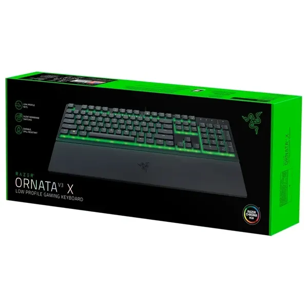  Razer V3 X Gaming Keyboard - Wired - Customizable RGB - Black 
