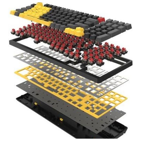  كيبورد ميكانيكي للألعاب سلكي بلودي S98 - إضاءة خلفية ار جي بي - 1.8 متر 