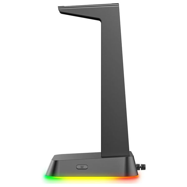  Onikuma ST-2 Gaming Headset Stand - RGB Lighting - 3 Ports - Black 