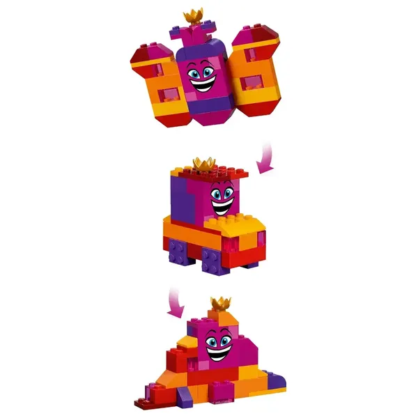 ليغو 70825 - فيلم ليغو 2: الملكة واتيفرا وا'نابي - صندوق بناء ما تشاء - 15 نموذجًا في مجموعة واحدة - متعدد الألوان