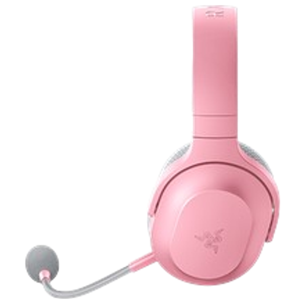  سماعة حول الاذن رازرBarracuda X لاسلكية للألعاب - ميكروفون قابل للفصل - بطارية 50 ساعة - منفذ يو اس بي سي - وردي 