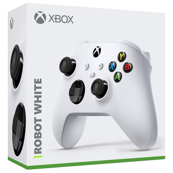 Microsoft - XBOX Wireless Controller - For Xbox Series X/S & Xbox One - Robot White