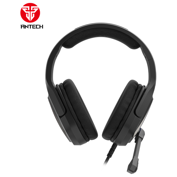 Fantech MH84 Wired Over-Ear Gaming Headset - 50mm Drivers - RGB Lighting - Noise-Canceling and Foldable Microphone - Black