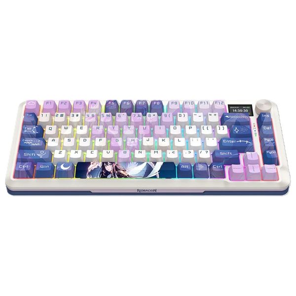 Redragon K708AK Pro - Wireless Keyboard - 4000 mAh - RGB - Multi Color