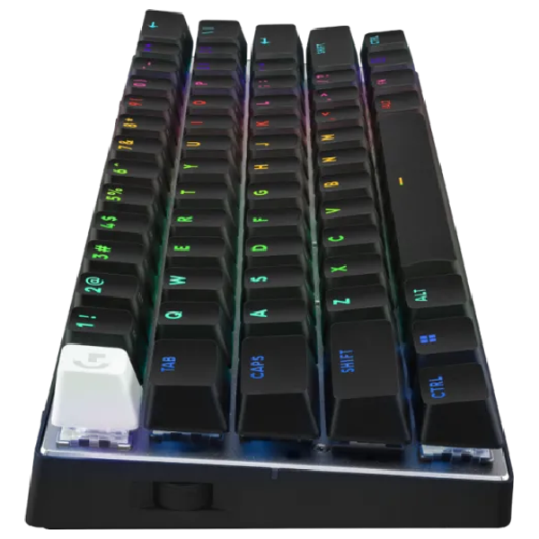 كيبورد ميكانيكي لوجيتك برو X 60 - لاسلكي - أسود