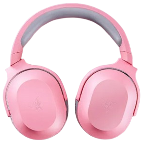  سماعة حول الاذن رازرBarracuda X لاسلكية للألعاب - ميكروفون قابل للفصل - بطارية 50 ساعة - منفذ يو اس بي سي - وردي 