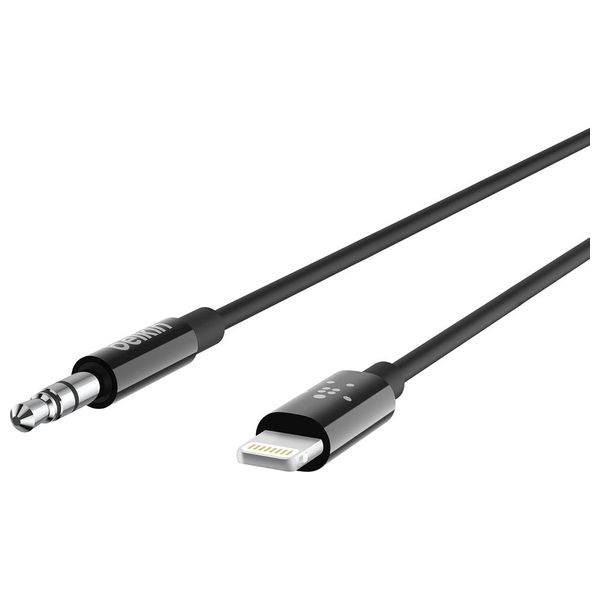  Belkin - Cable Aux To Lightning  - 0.9 m - Black 