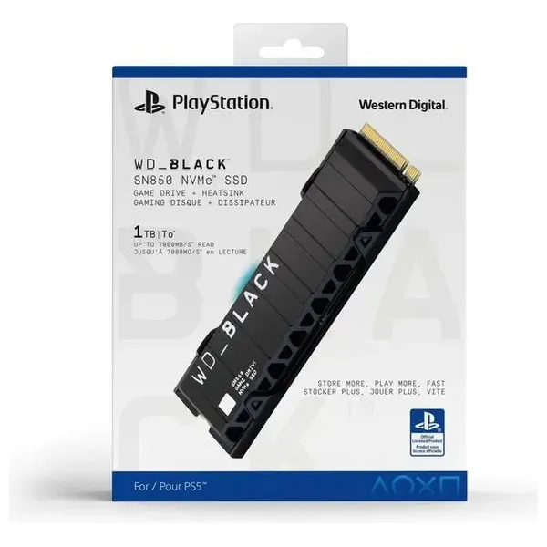 سوني ويسترن ديجيتال بلاك SN850 - قرص SSD داخلي - سعة 4 تيرابايت - سرعة فائقة وموثوقية عالية