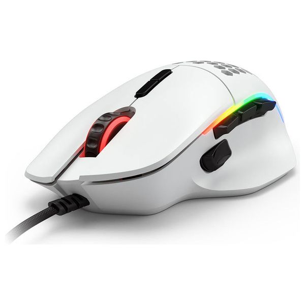 Glorious Gaming Mouse - Wired - 9 Programmable Buttons - White 