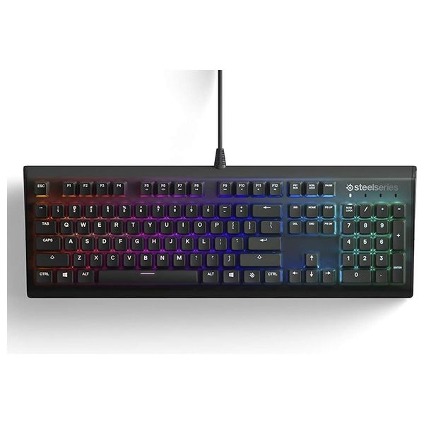 SteelSeries Apex M750 TKL Wired Mechanical Keyboard - 87 Keys - QX2 Linear Switches - Aluminum Housing - Black