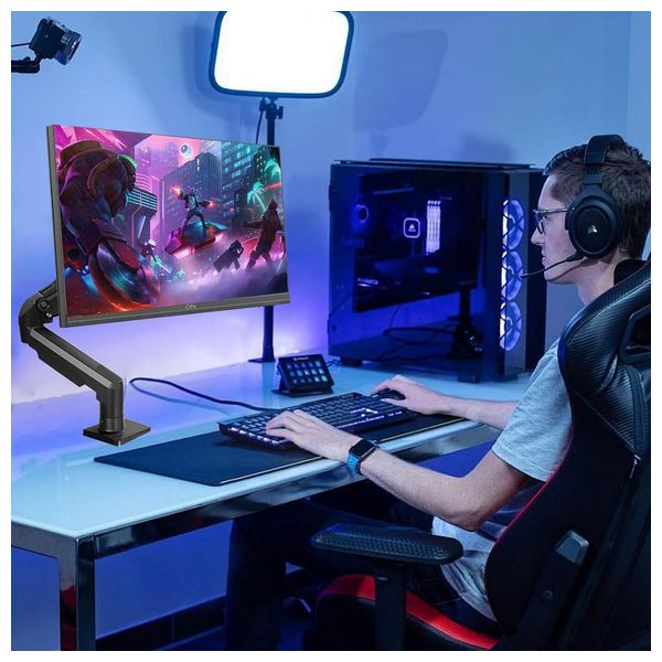 Game On Midnight Pro X Gaming Monitor - 24.5-inch fast IPS - Full HD resolution - Black