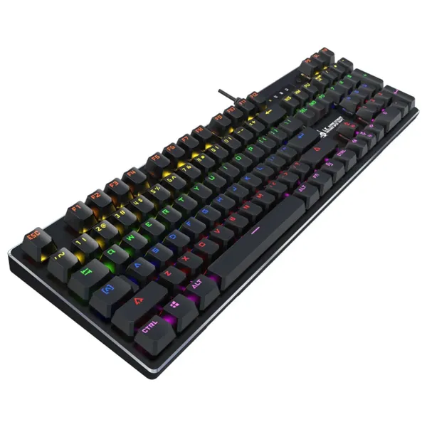 كيبورد بلودي B760 ميكانيكي للألعاب - سلكي - هيكل معدني - إضاءة خلفية - اسود