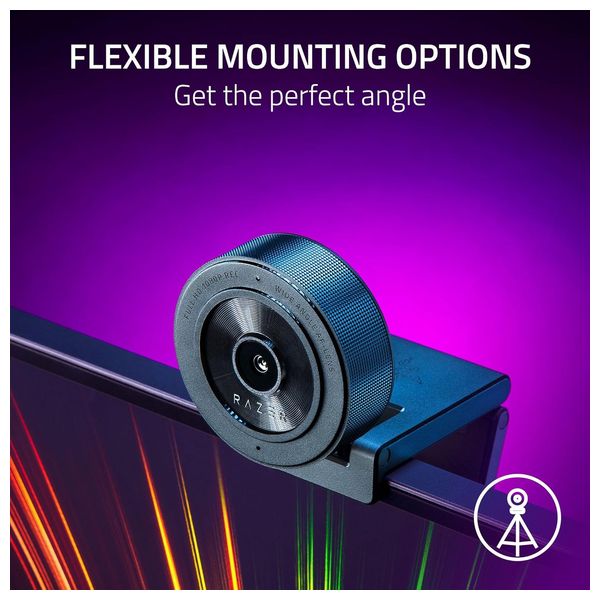 كاميرا بث رايزر Kiyo X USB - دقة 1080P/30FPS أو 720P/60FPS - تركيز تلقائي - إعدادات قابلة للتخصيص