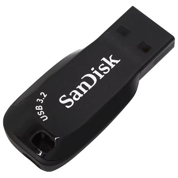  SanDisk Ultra Shift Flash Drive - 32GB Capacity - USB 3.2 Gen 1 Interface - 100MB/s Read Speed ​​- Capless Design 