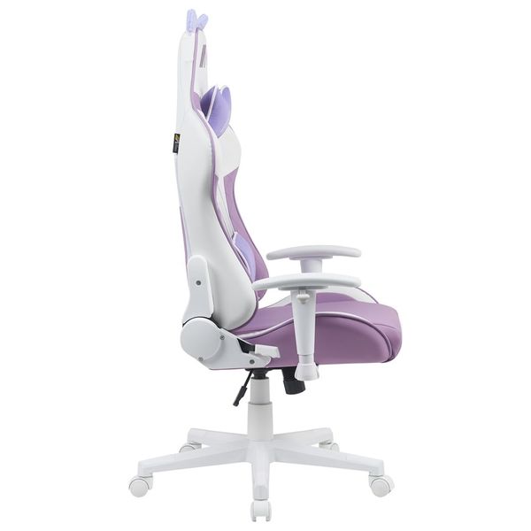  Ari Gaming AG-CHAIR-KT03 AG Kitty Gaming Chair - Luxurious and Comfortable Design - Reclines up to 180° -  Purple 