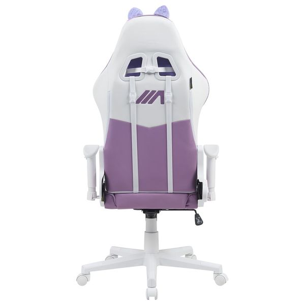  Ari Gaming AG-CHAIR-KT03 AG Kitty Gaming Chair - Luxurious and Comfortable Design - Reclines up to 180° -  Purple 