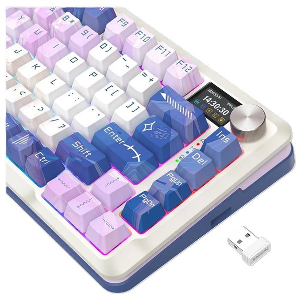 Redragon K708AK Pro - Wireless Keyboard - 4000 mAh - RGB - Multi Color