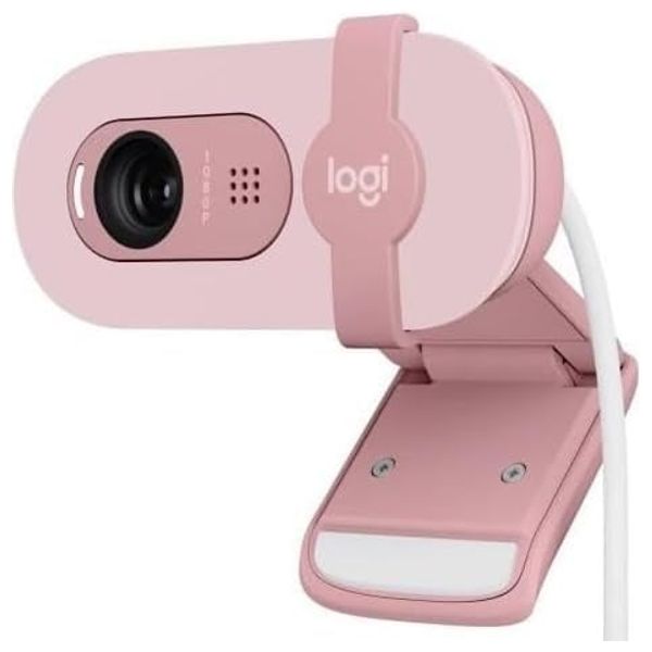 Logitech Brio 90 Face Cam - Video resolution 1080p at 30 fps - Ideal for live streaming and online meetings - Pink
