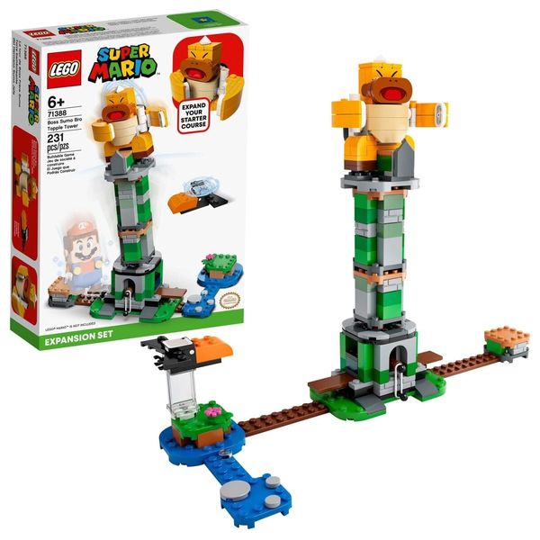 LEGO 71388 - MARIO Boss Sumo Bro Topple Tower Expansion Set - This set focuses on balance and attack skills