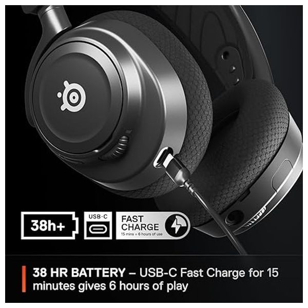 SteelSeries  Arctis Nova 7 - Bluetooth Headphone Over Ear - Up to 38 hours - Black