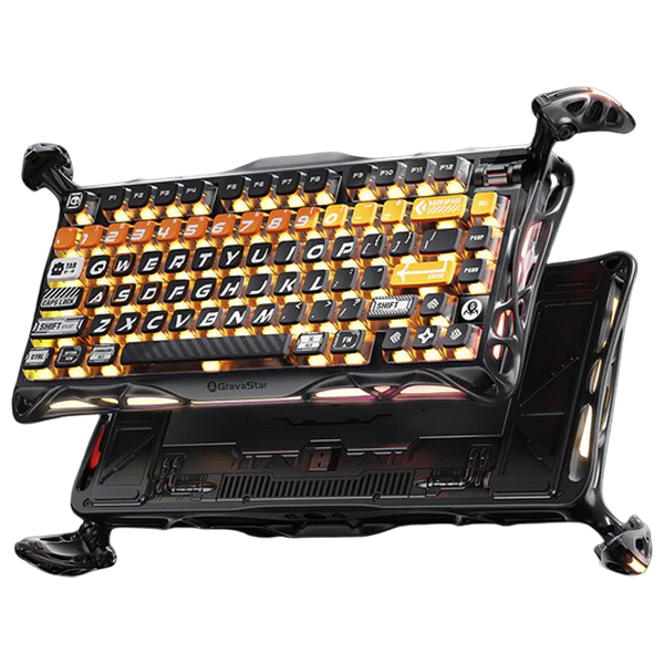  كيبورد ميكانيكي جرافاستار ميركوري K1MPRO-B - لاسلكي - إضاءة ار جي بي 