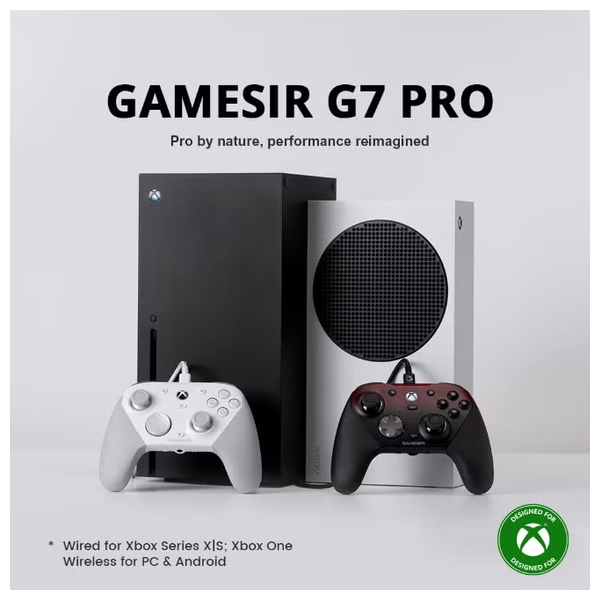 GameSir G7 Pro  - Wired Game Controller - Tri-Mode - For Xbox & Pc Wireless & Mobile  - Black