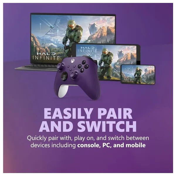 Microsoft Xbox  - Wireless Game Controller - For  Xbox Series X | S, Xbox One - Astral Purple